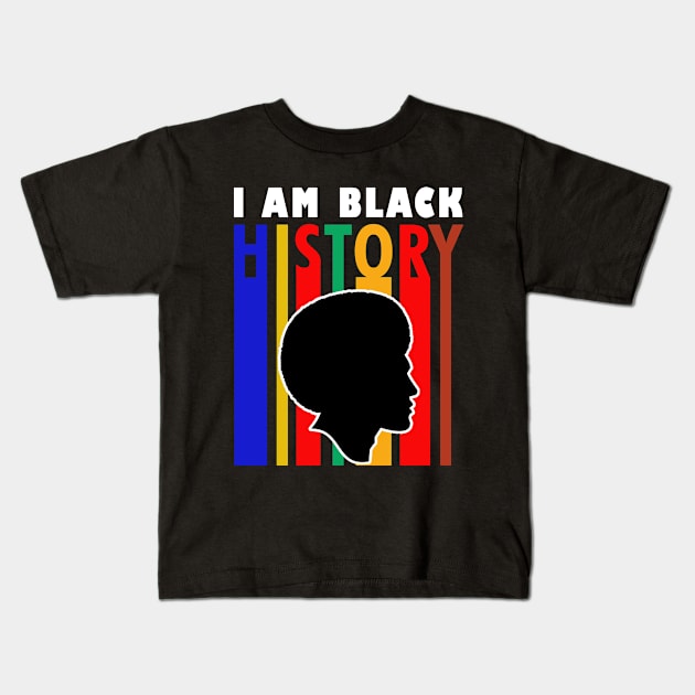 I Am Black History Kids T-Shirt by ArtisticFloetry